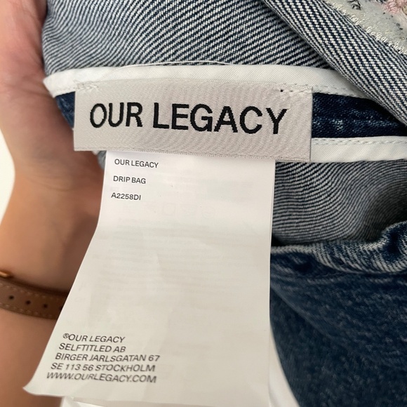 Our Legacy Blue Butterfly Drip Bag - Picture 9 of 9